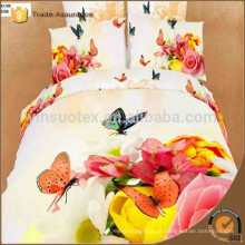 Bridal cama de impressão 3d Atacado cama Set 100% algodão 3d roupa de cama